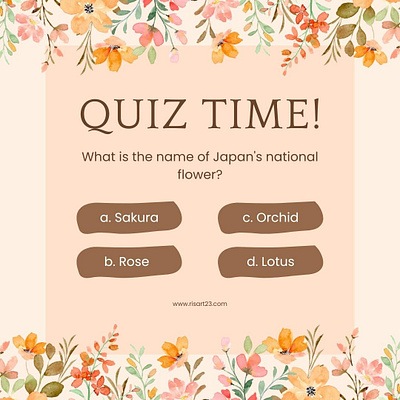 Quiz Time challenge