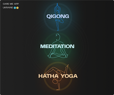 Yoga and meditation mobile app app design design app meditation ui ux yoga yoga app