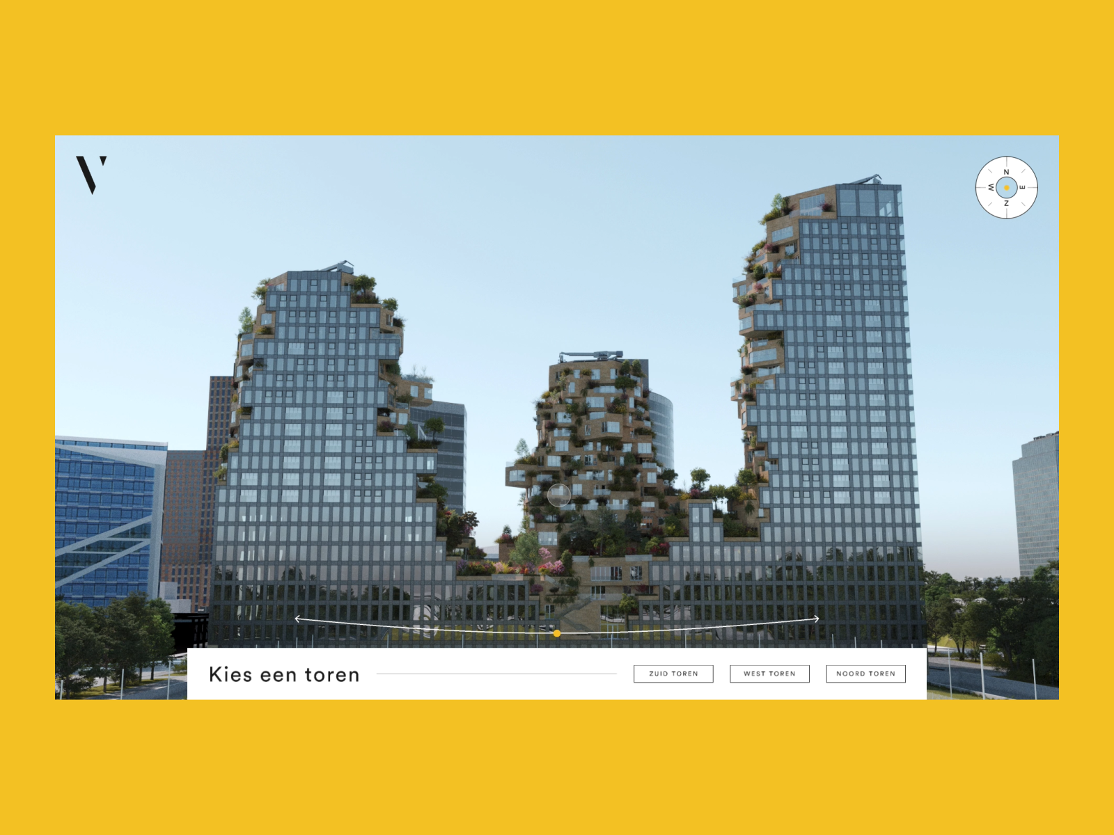 Interface for residential complex Valley animation architect design developer interface animation residential complex ui valley