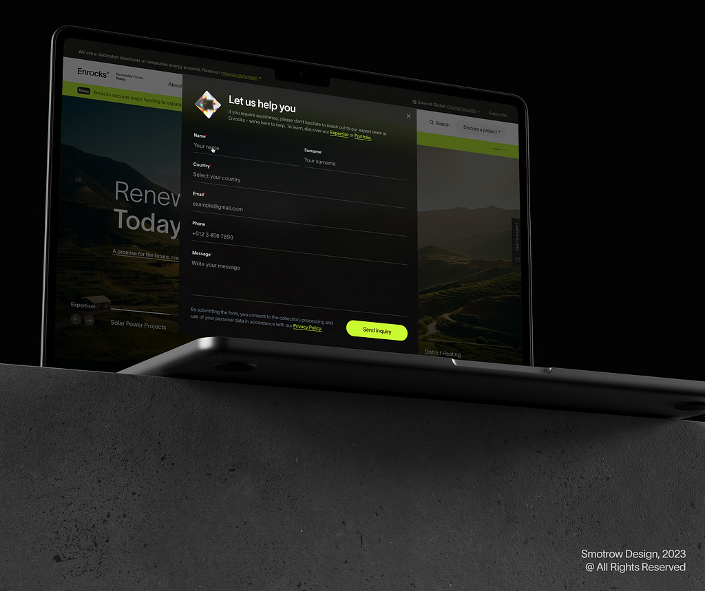 Pop-up UX/UI by Smotrow Design on Dribbble