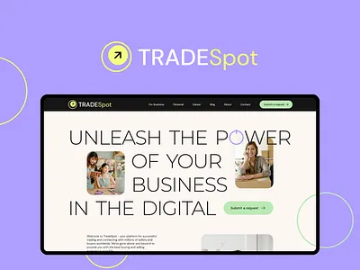 TradeSpot branding design graphic design illustration logo ui ux vector