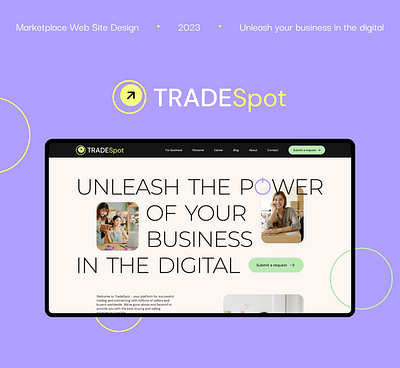 TradeSpot branding design graphic design illustration logo ui ux vector