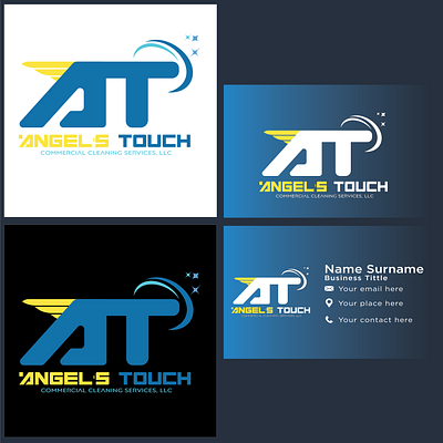 Angel's Touch Commercial Cleaning Services LLC Logo design graphic design logo