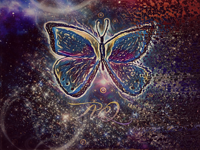 blue butterfly abstrato desenho design graphic design