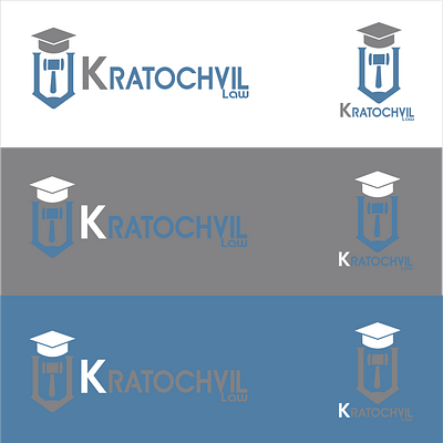 Kratochvil Law Logo Branding branding design graphic design illustration logo vector