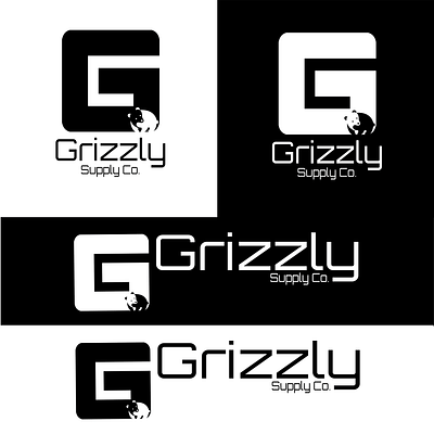 Grizzly Supply CO. Logo Branding brand branding design graphic graphic design logo