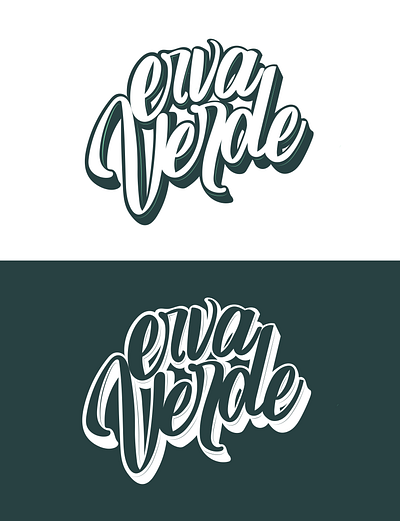 Erva Verde Logo branding design graphic design logo typography vector