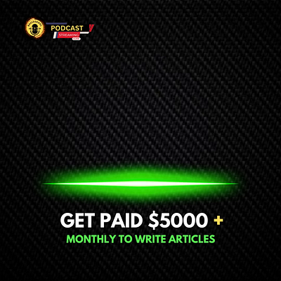 Get paid $5000 to write Articles animation graphic design motion graphics video video ads