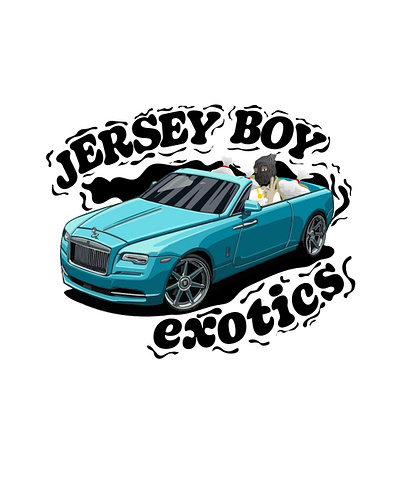 Jersey Boy Exotics Logo branding design graphic design illustration logo typography vector