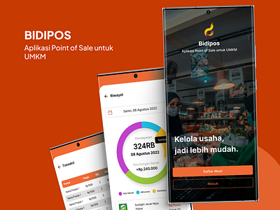BIDIPOS Point of Sale App branding challenge design point of sale ui ux