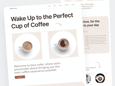 Coffee shop landing page 🐗 beverages cafe coffee coffee shop coffeeshop website fnb food food and beverage website