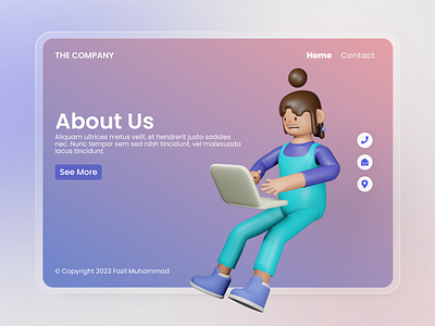 Company Profile Web UI