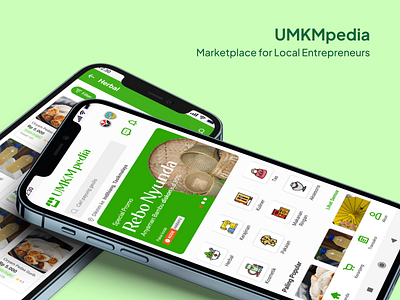 Marketplace App for Local Entrepreneurs challenge design freelance marketplace mobile apps ui umkm ux