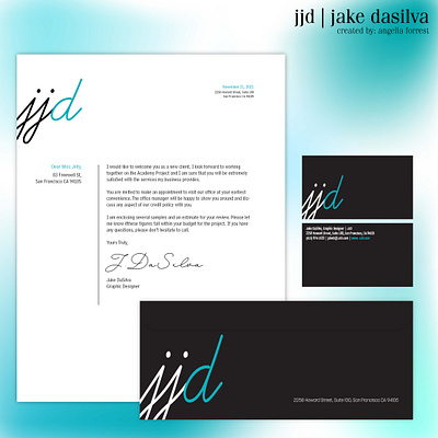 jjd - stationery branding design indesign