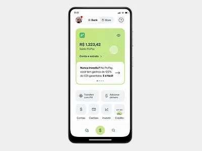 Concept Banking App bank card ui clean glass illustration inspiration mobile modernist ui wallet