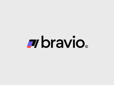 Bravio Fintech branding design financial flag logo motion graphics