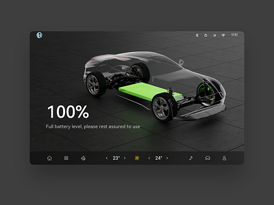 3D HMI (3) 3d car hmi sketch uiux 交互设计