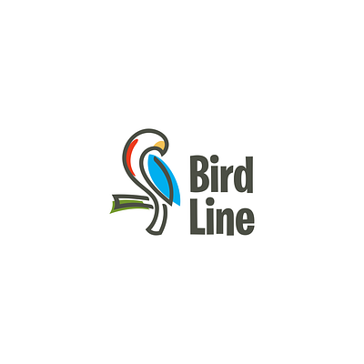 Bird Line Logo branding design graphic design icon illustration logo logo design logotype ui vector