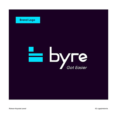 Brand Identity for Byre, online shopping platform. app branding design flat graphic design icon illustration illustrator logo logo design minimal mobile typography ui vector web website