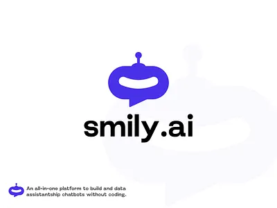 Smily.ai, Chatbot logo design ai logo artificial inteligent bot bot logo branding chat app chatbot chatbot logo data assistant graphic design icon lettering logo logo design logo mark logo type minimal modern s letter logo s logo