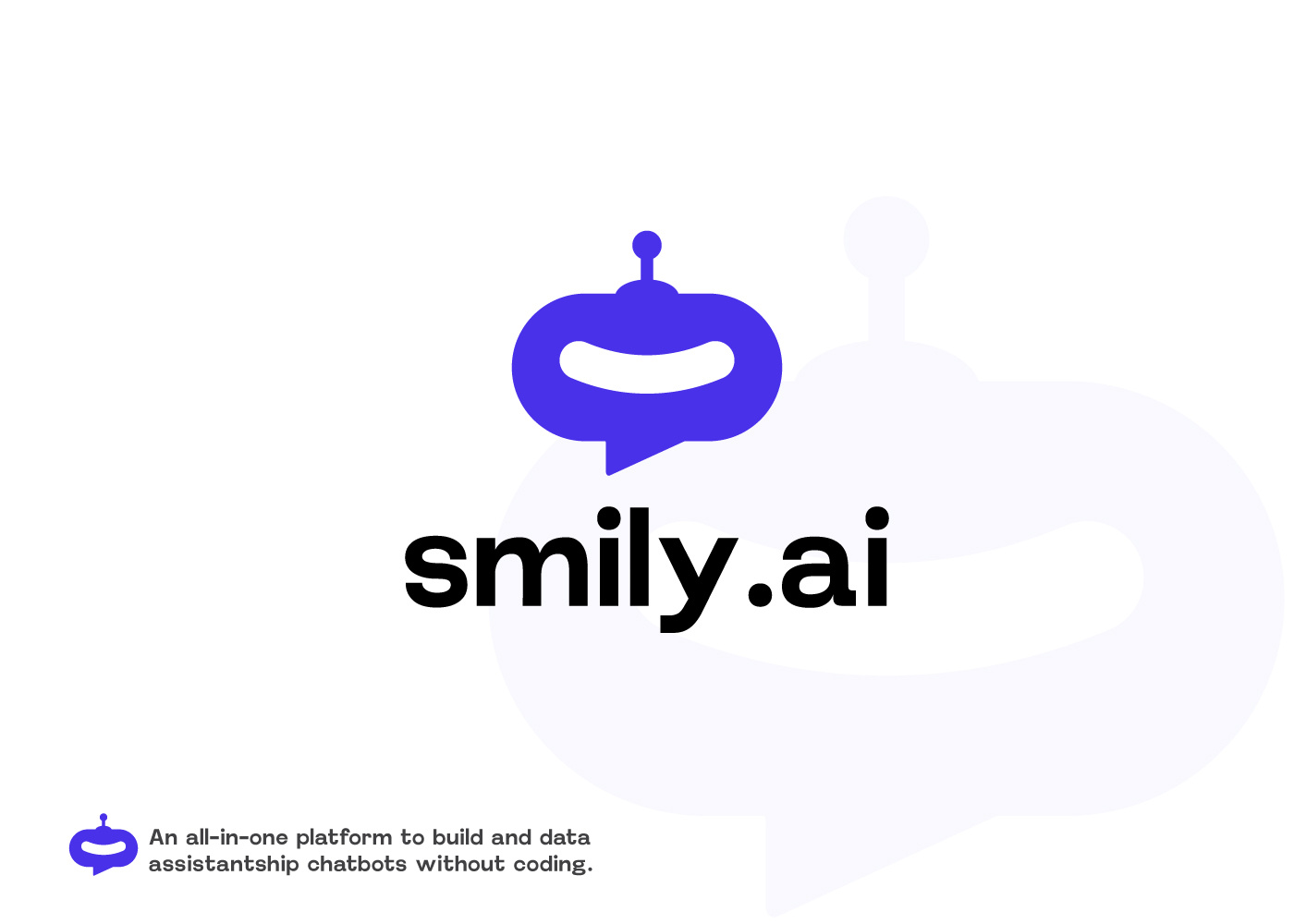 Example of Smily.ai, Chatbot logo design