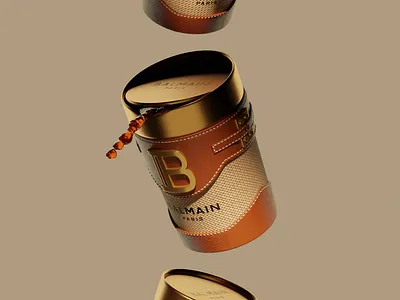 Balmain Travel mug 3d balmain blender blender3d c4d design fashion isometric mug product render