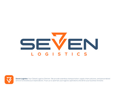 Seven Logistics branding graphic design logistic logistics logo seven logo
