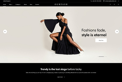 Fashion Site Banner Design branding design graphic design ui ux web design