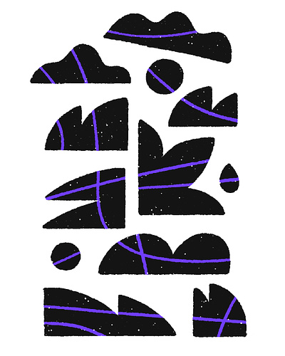 Shapes & Lines abstract brush graphic illustration lines shape shape study texture