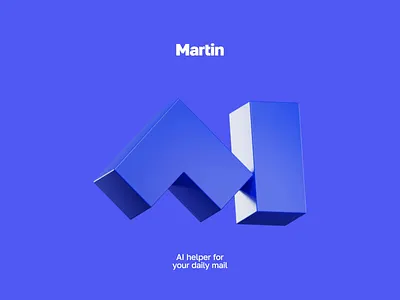 Martin ai artificial intelligence branding logo logotype mark