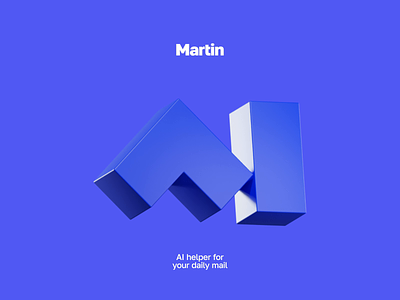 Martin ai artificial intelligence branding logo logotype mark