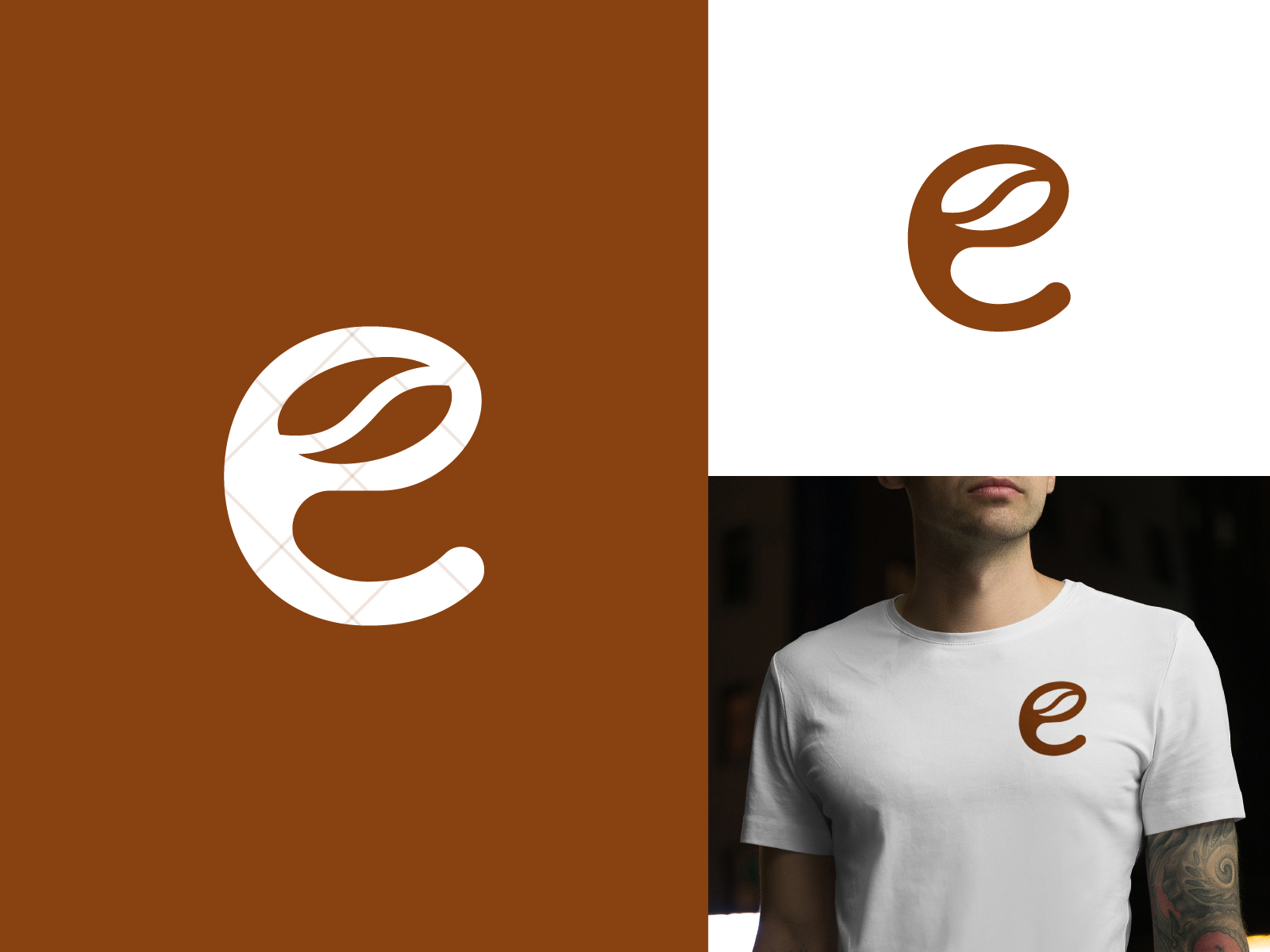 Letter E Coffee Bean Logo By Sabuj Ali On Dribbble