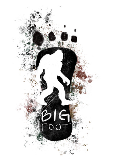 Big Foot bigfoot design graphic design illustration