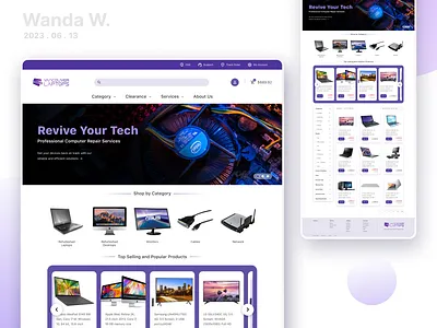 VancouverLaptops.com Web Design Case Study accessibility appdesign branding creativejourney design designinspiration figma graphic design illustration logo ui userexperience ux website
