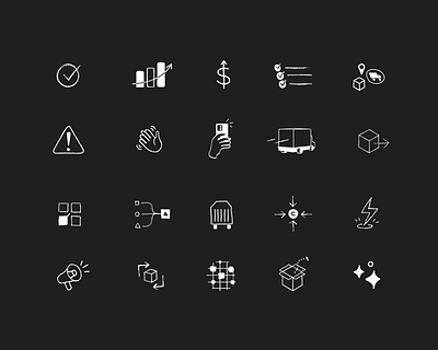 Curri | Icons brand branding construction icons identity logo people typography