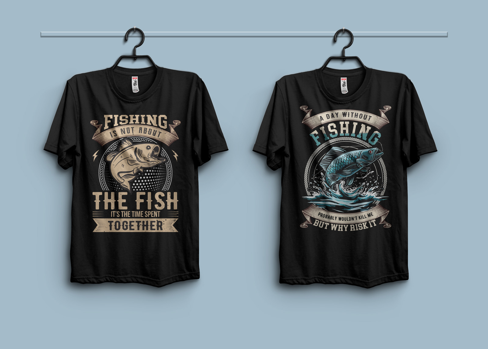 Fishing T-shirt Design Fish Tee by Junayad Islam Mirdha - Dribbble
