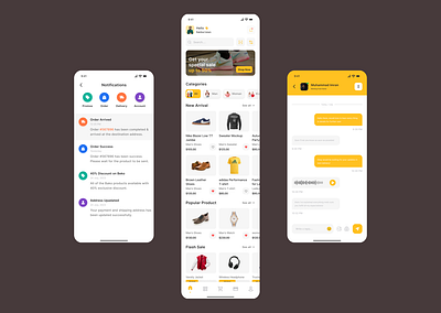 Ecommerce - Mobile App app design graphic design ui ux