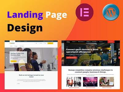You will get a WordPress landing page using Elementor Pro blogwebsite businesswebsite ecommerce elementorlanding elementorpro landingpage responsivewebsite salespages squeezepage woocommerce wordpress wordpresslanding wordpresswebsite