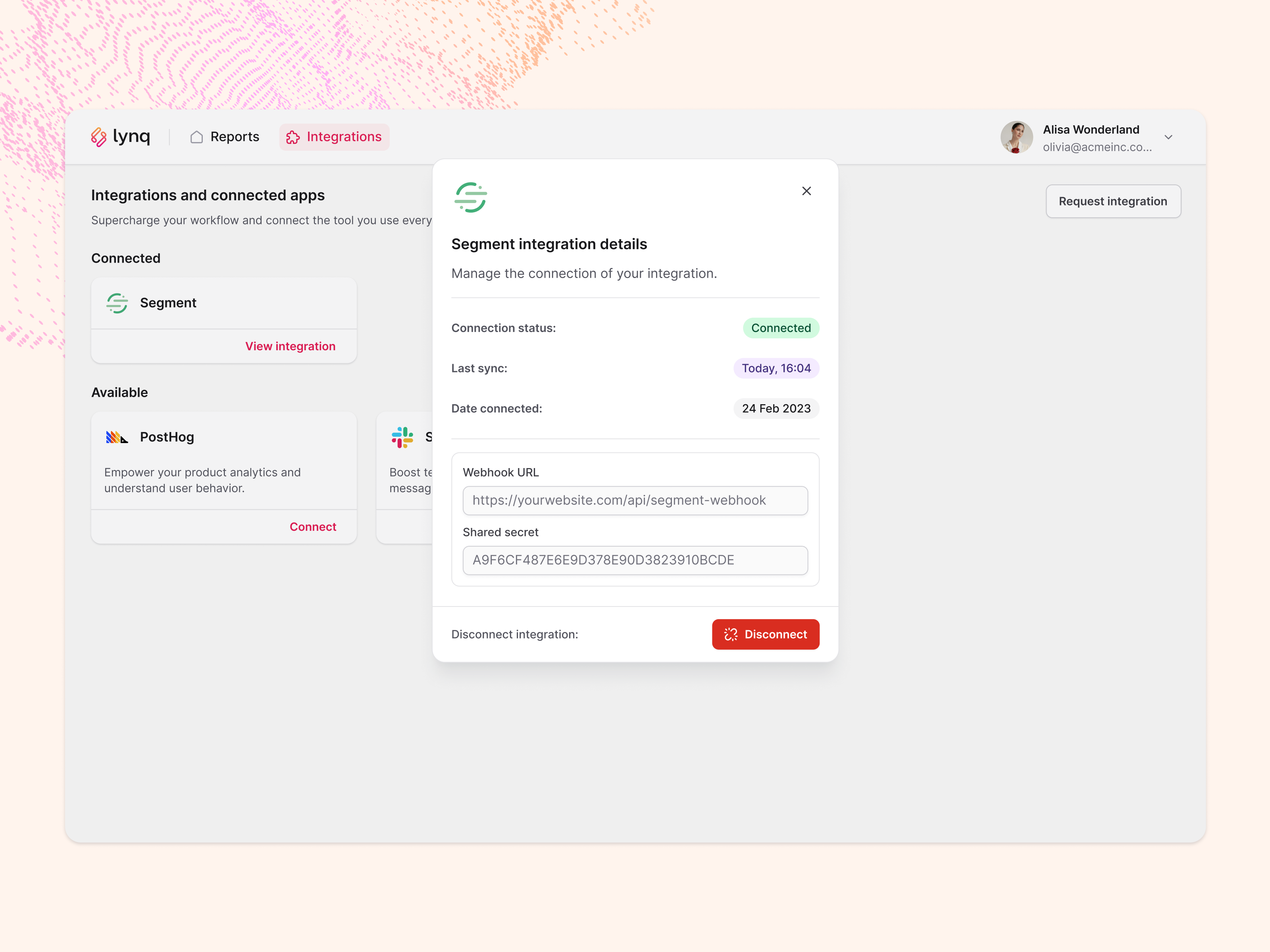Integration status app error app sync confirmation connect connection connection status disconnect disconnect app error state integration integration error integration error state integration status integrations modal notification status status error status warning sync