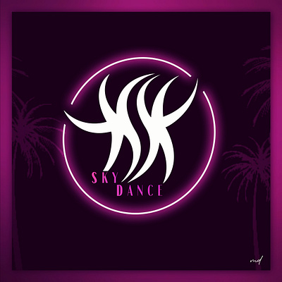 Sky Dance Logo app branding design graphic design il illustration logo vector