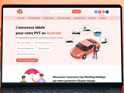 Insurance Web UI Design animation branding design graphic design illustration insurance web ui design logo motion graphics ui ux vector website ui design