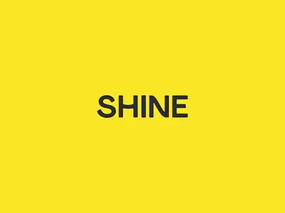 New logo Shine bank logo motion rebranding typography