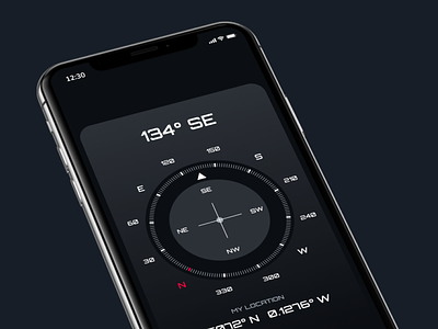 Compass app concept appdesign compass compass app figma mobile ui ui design user interface ux