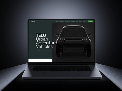 TELO Trucks Website automotive car design electric ev hmi interactive interface telo trucks ui website