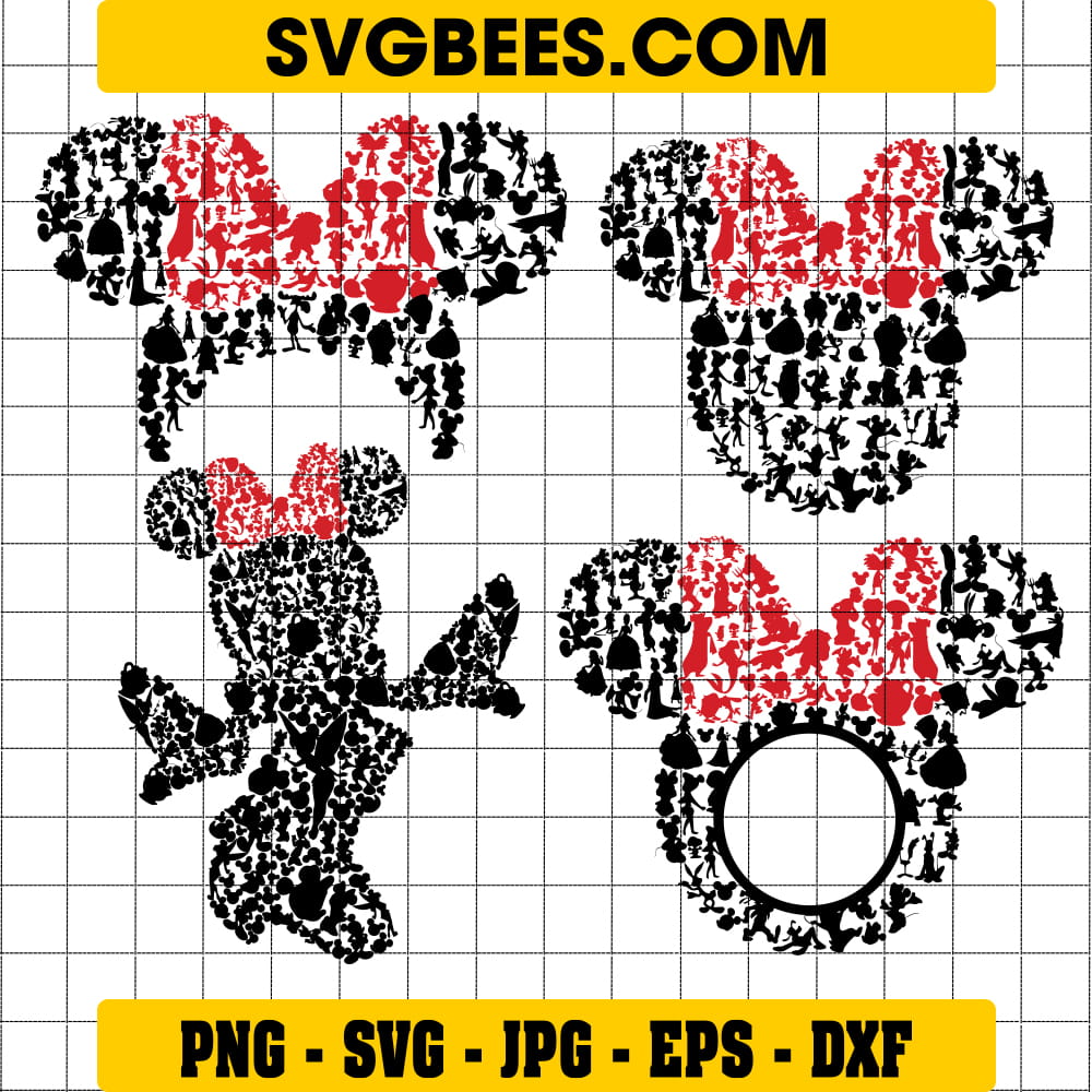 Disney Character Mickey Mouse SVG and PNG - SVGbees