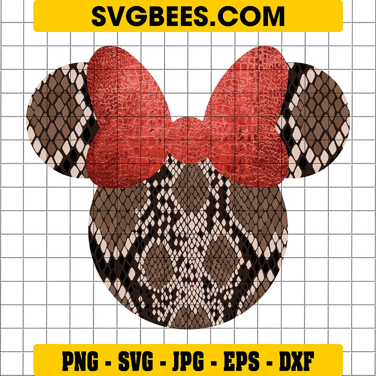 Solid Minnie Mouse Bow SVG by SVGbees: SVG Files for Cricut Get