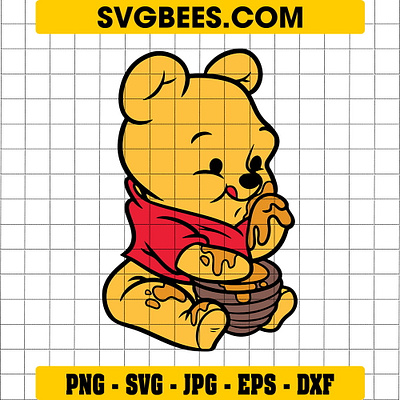 Pooh SVG pooh svg svgbees