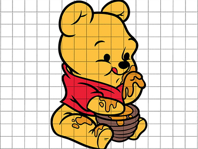 Pooh SVG pooh svg svgbees