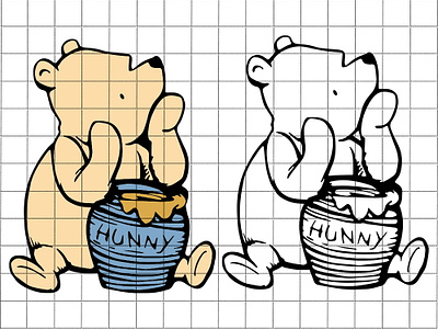 Classic Winnie The Pooh SVG classic winnie the pooh svg svgbees