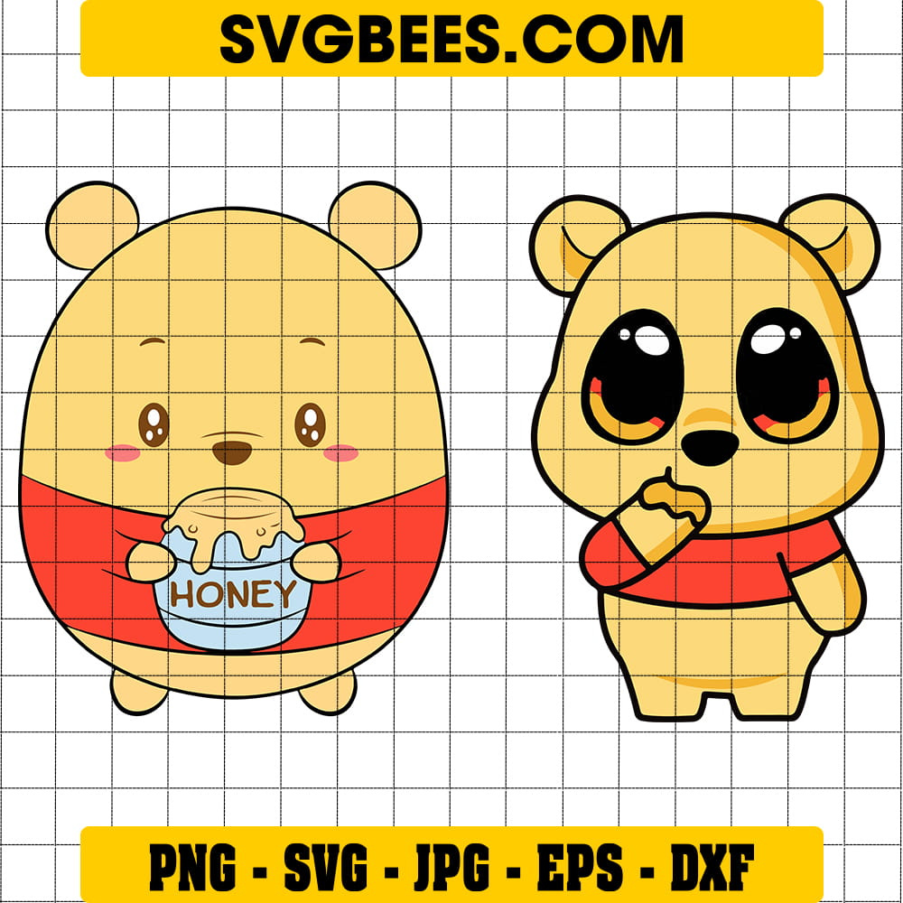 Winnie The Pooh Honey Pot SVG